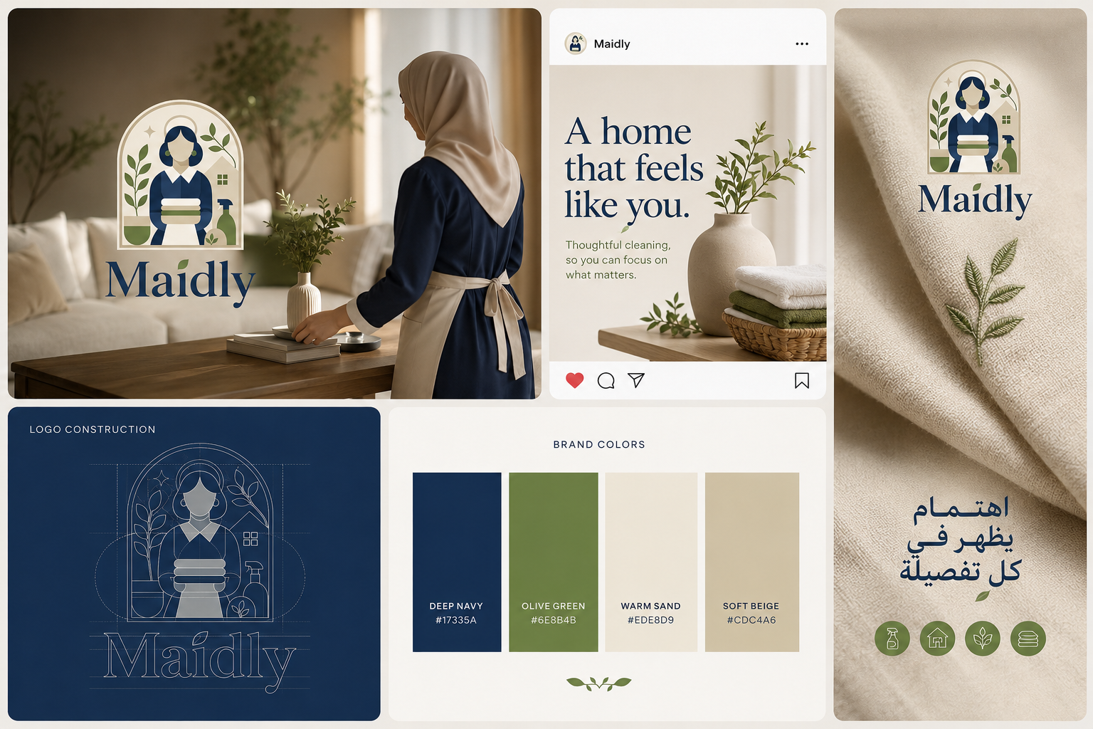 Official Maidly Branding Board